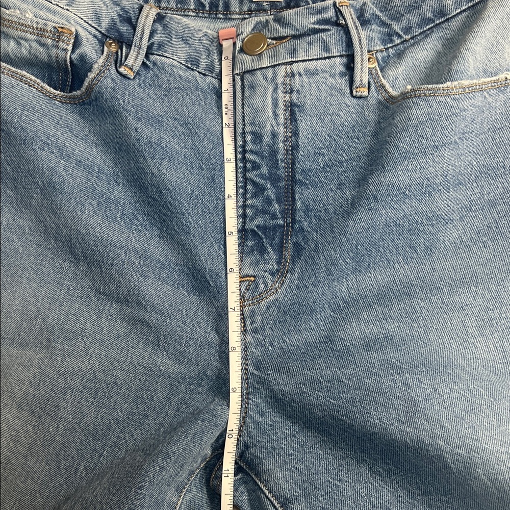 Good American Light Blue Straight Leg Jeans size 6/28 - Picture 6 of 12